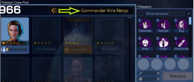 star trek timelines crew retrieval